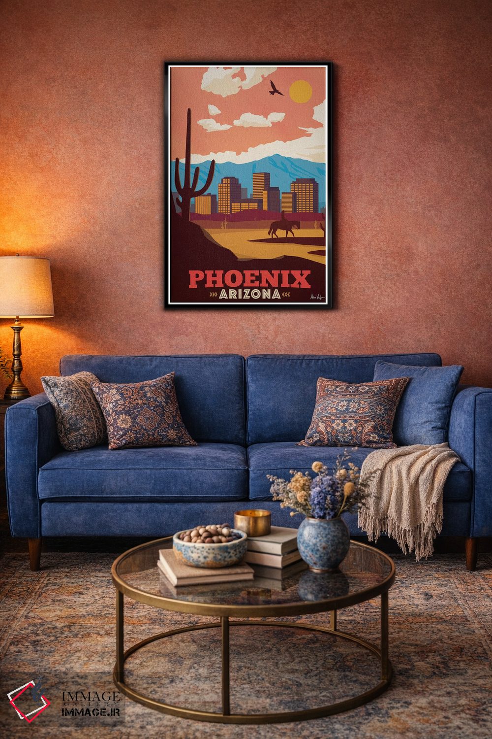 تابلو دکوراتیو فینیکس اثر ایدیااستورم استودیوز - D4B