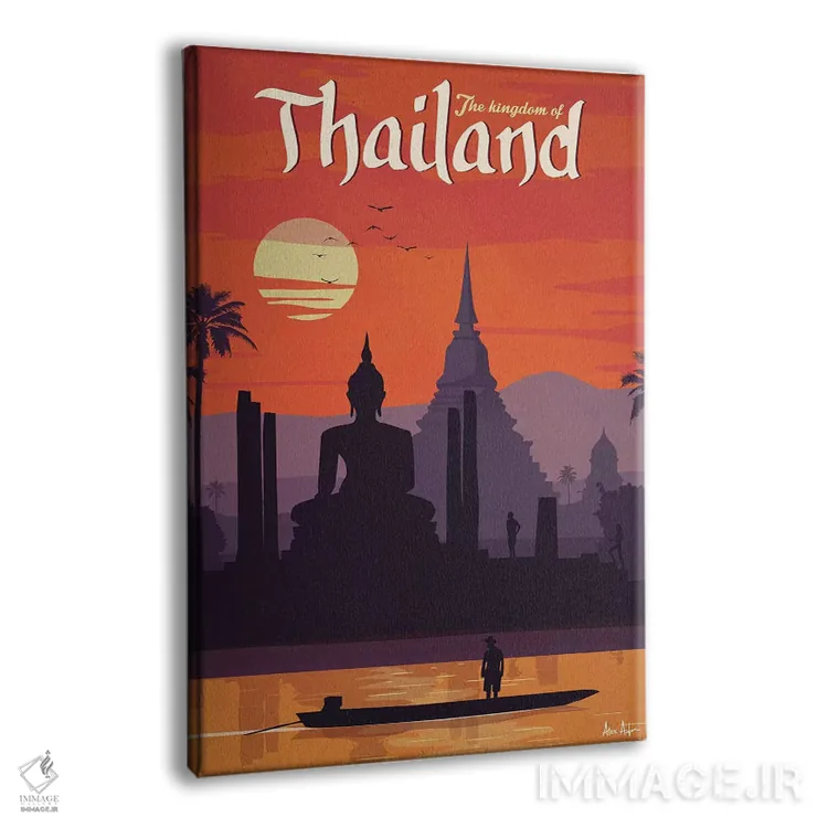 تابلو دکوراتیو تایلند اثر ایدیااستورم استودیوز - نمای پرسپکتیو محصول