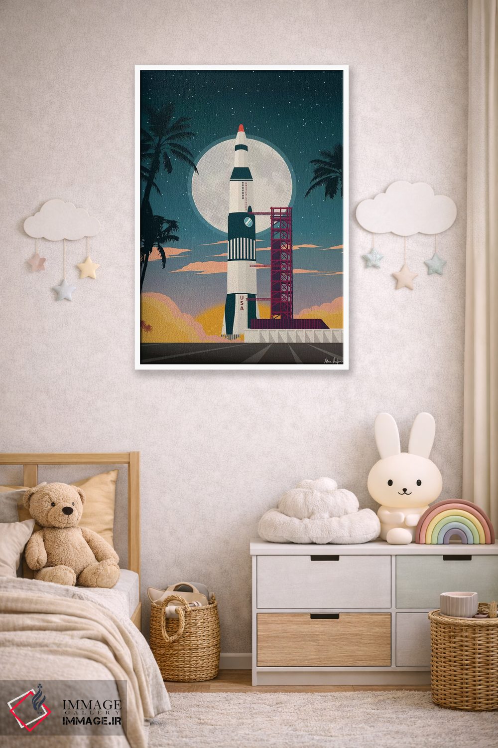 تابلو دکوراتیو کیپ کاناورال اثر ایدیااستورم استودیوز - D3W