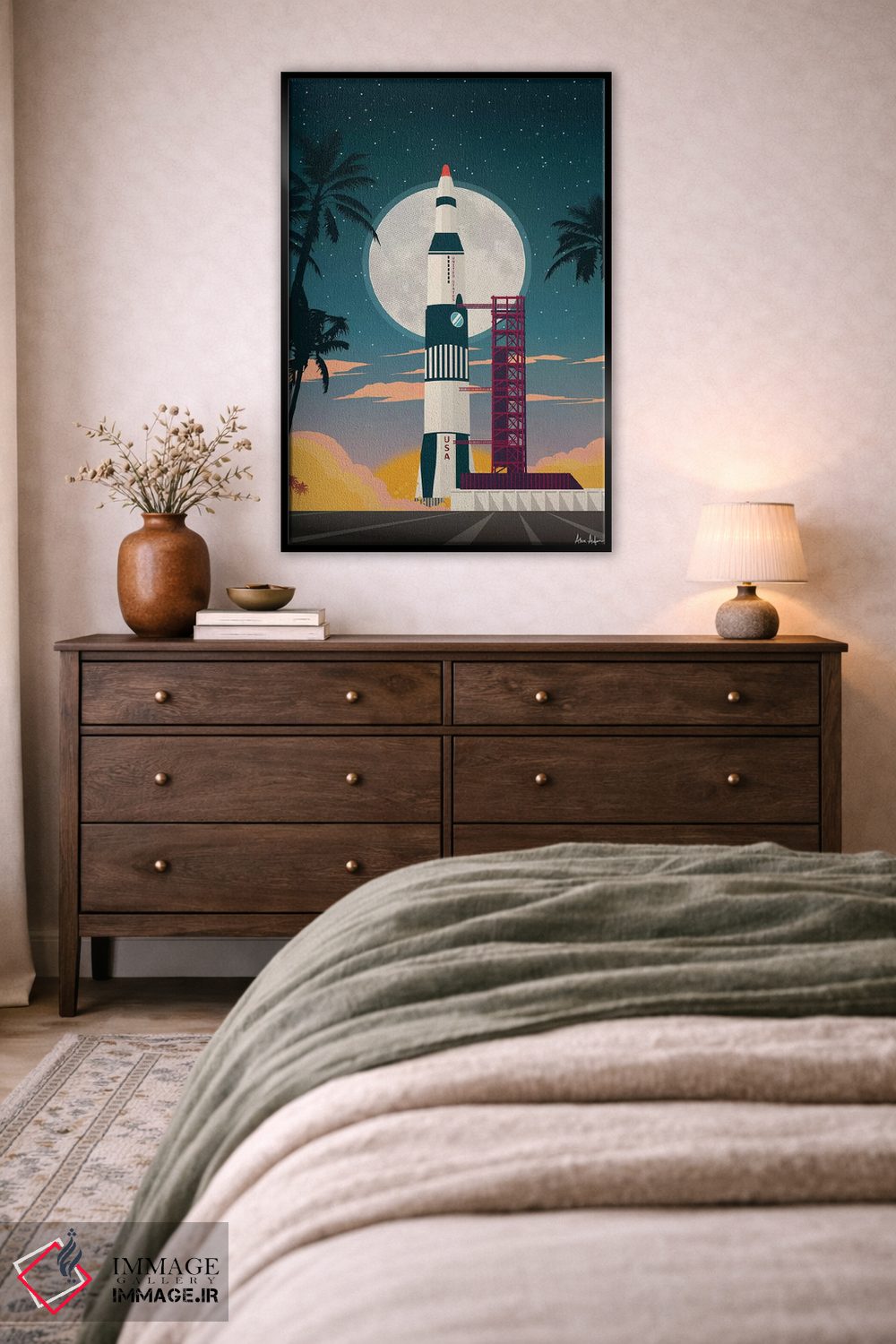 تابلو دکوراتیو کیپ کاناورال اثر ایدیااستورم استودیوز - D5B