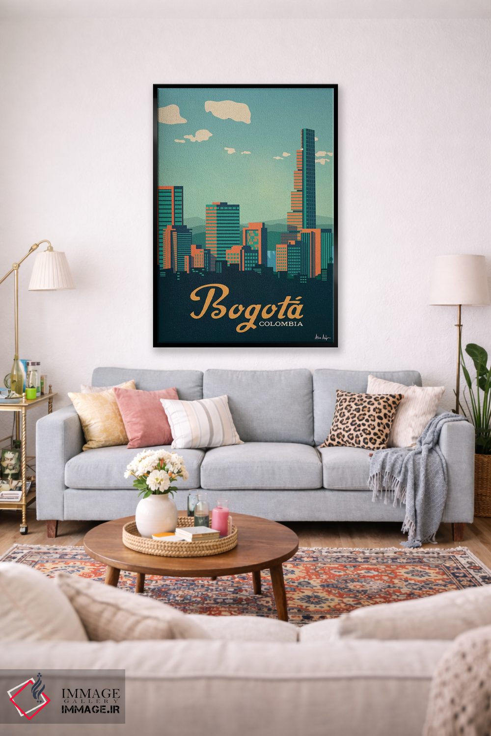 تابلو دکوراتیو بوگوتا اثر ایدیااستورم استودیوز - D1B