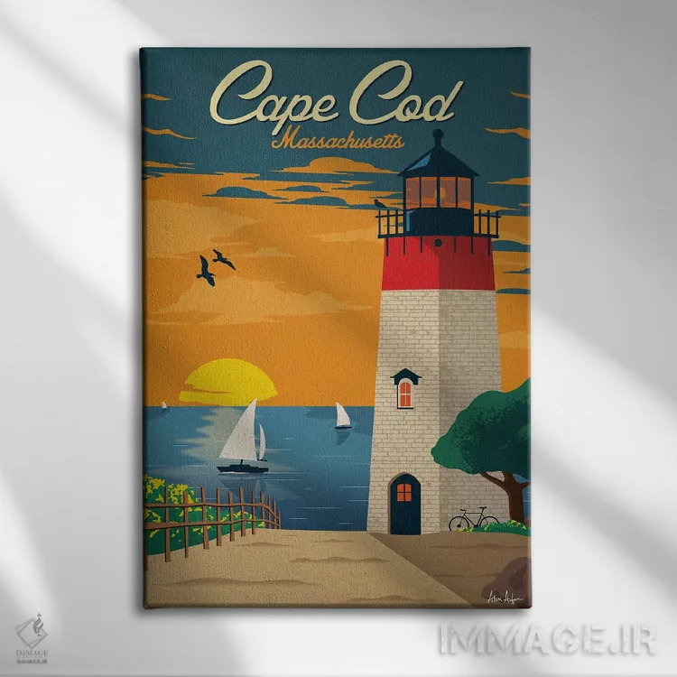 تابلو دکوراتیو کیپ کاد اثر ایدیااستورم استودیوز - نمای روبهرو روی دیوار