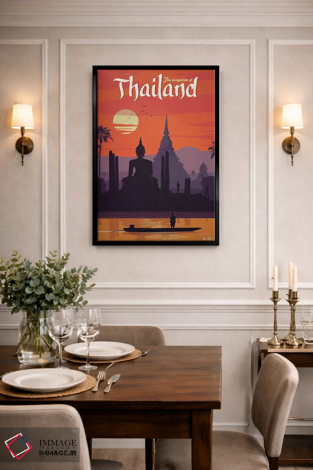 تابلو دکوراتیو تایلند اثر ایدیااستورم استودیوز - D2B