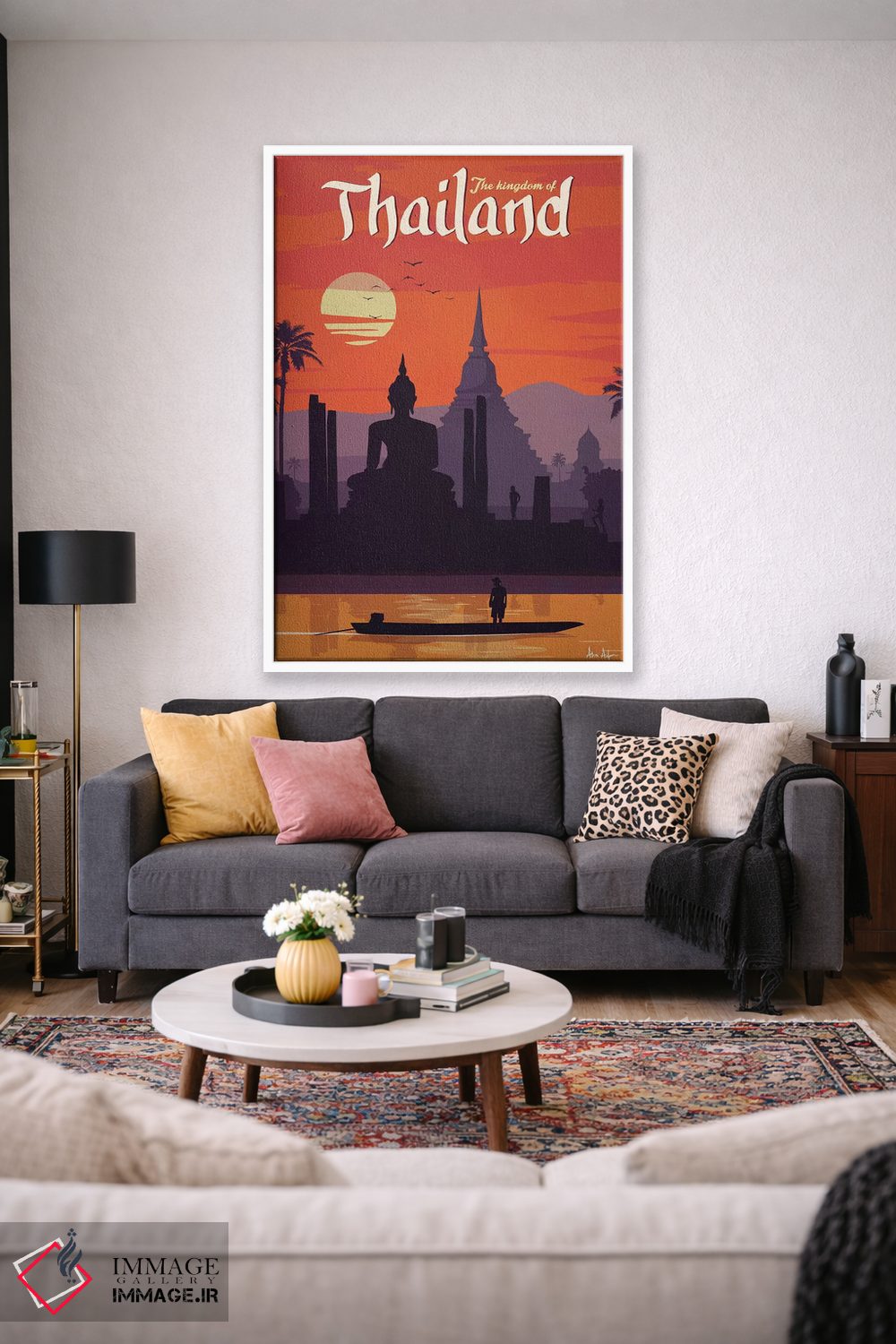 تابلو دکوراتیو تایلند اثر ایدیااستورم استودیوز - D1W