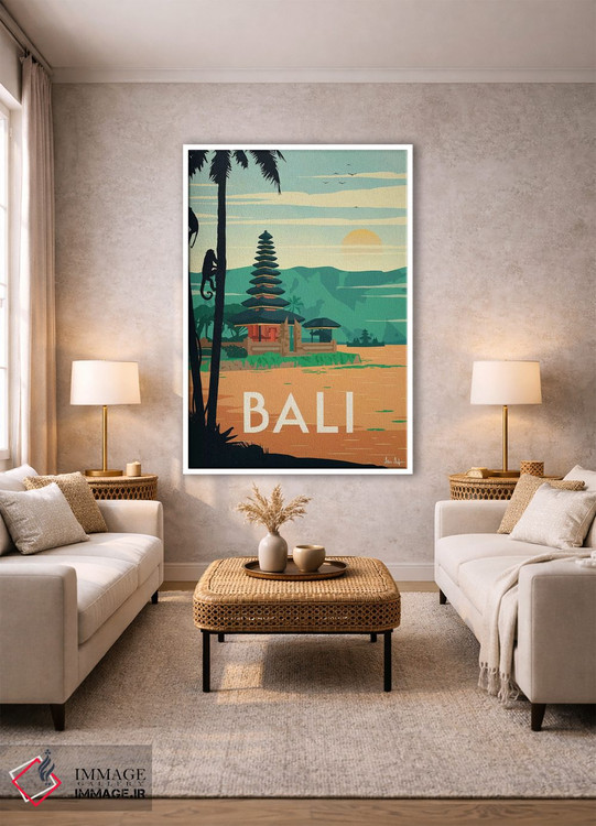 تابلو دکوراتیو بالی اثر ایدیااستورم استودیوز - D1W