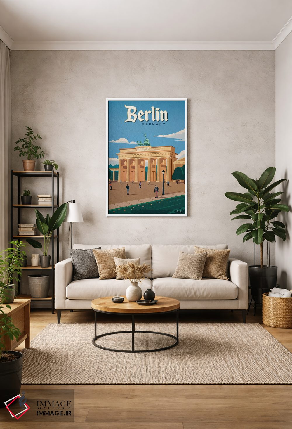 تابلو دکوراتیو دروازه براندنبورگ اثر ایدیااستورم استودیوز - D1W