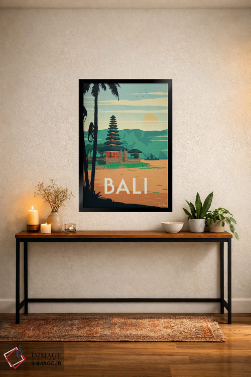 تابلو دکوراتیو بالی اثر ایدیااستورم استودیوز - D5B