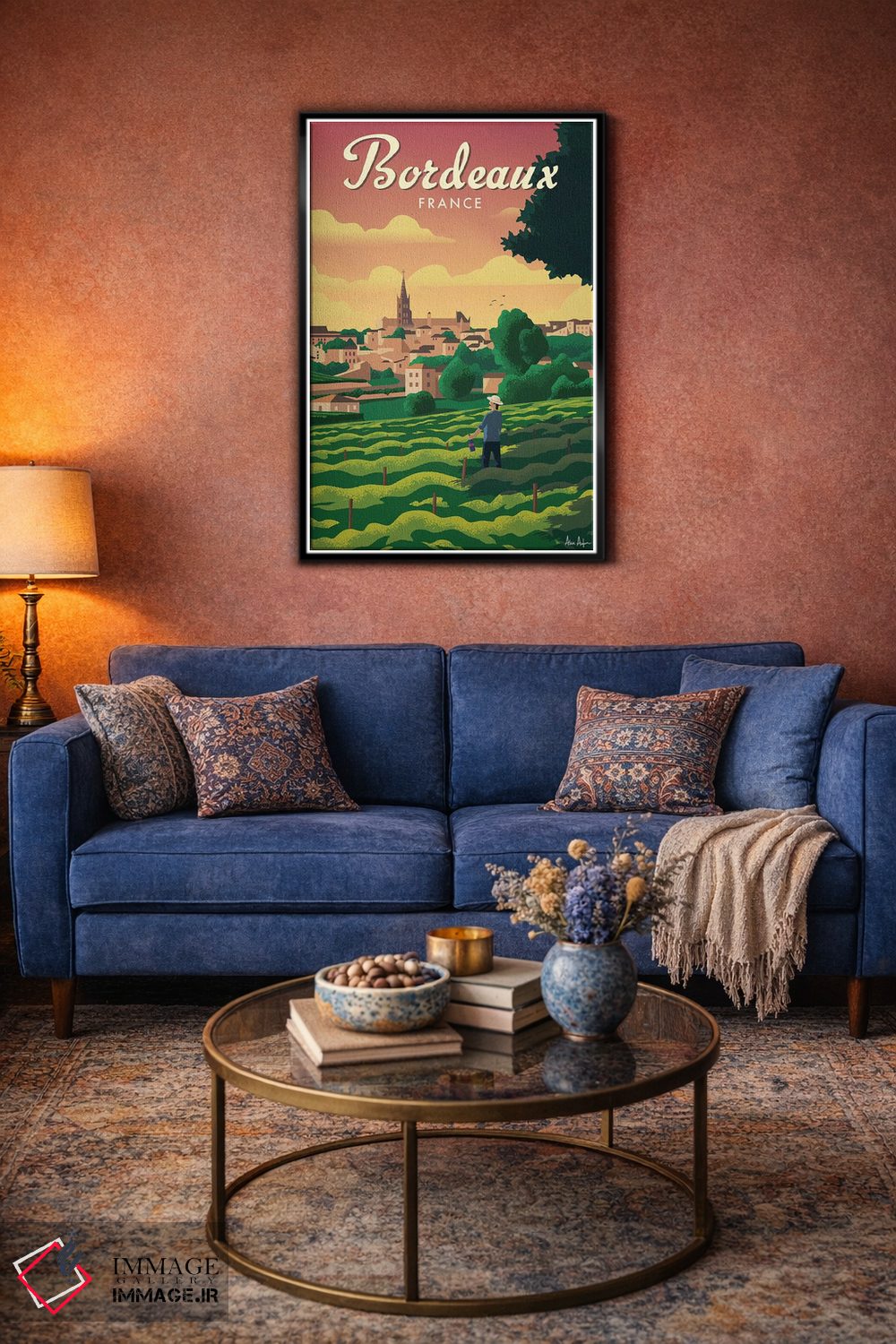 تابلو دکوراتیو بوردو اثر ایدیااستورم استودیوز - D4B