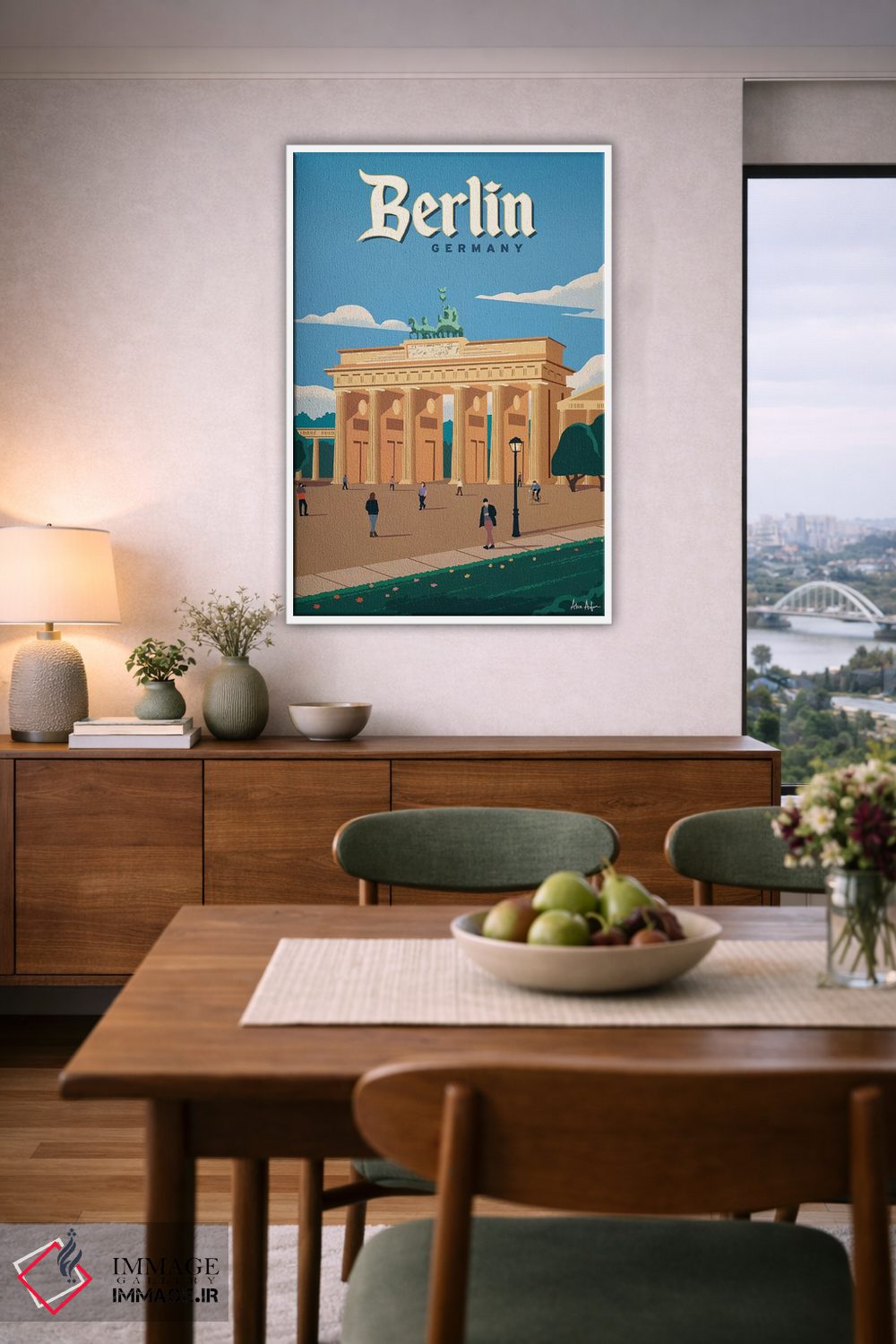 تابلو دکوراتیو دروازه براندنبورگ اثر ایدیااستورم استودیوز - D6W