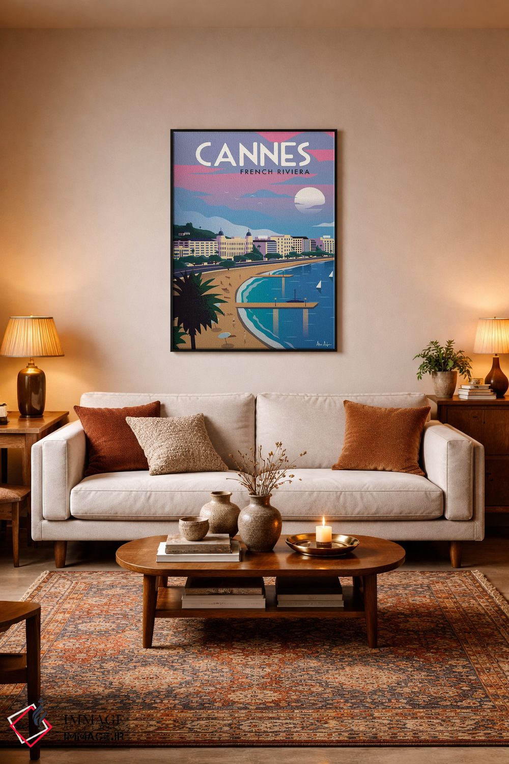 تابلو دکوراتیو کن اثر ایدیااستورم استودیوز - D3B