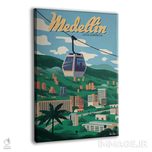 تابلو دکوراتیو مدئین اثر ایدیااستورم استودیوز - نمای پرسپکتیو محصول