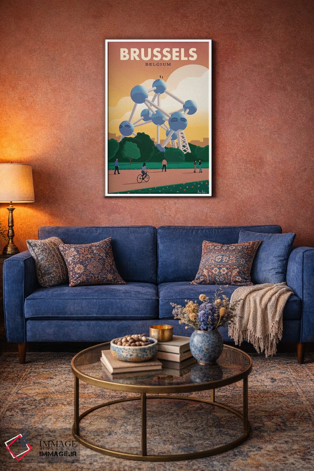 تابلو دکوراتیو بروکسل اثر ایدیااستورم استودیوز - D4W