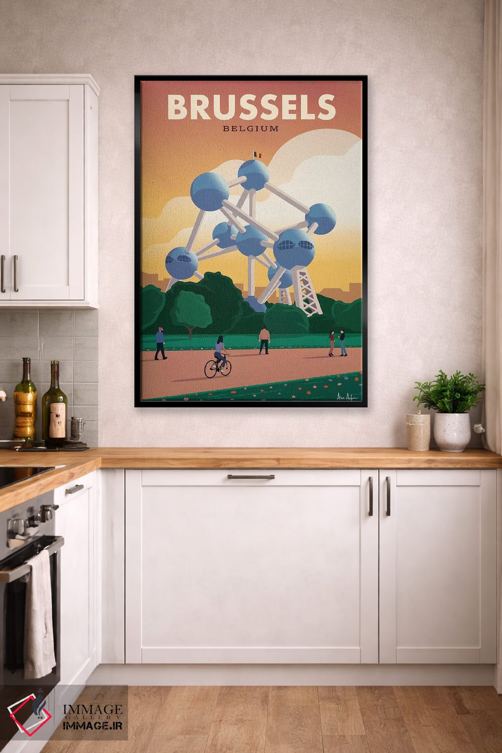 تابلو دکوراتیو بروکسل اثر ایدیااستورم استودیوز - D3B