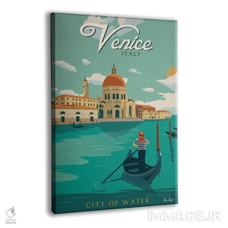 تابلو دکوراتیو ونیز اثر ایدیااستورم استودیوز - نمای پرسپکتیو محصول