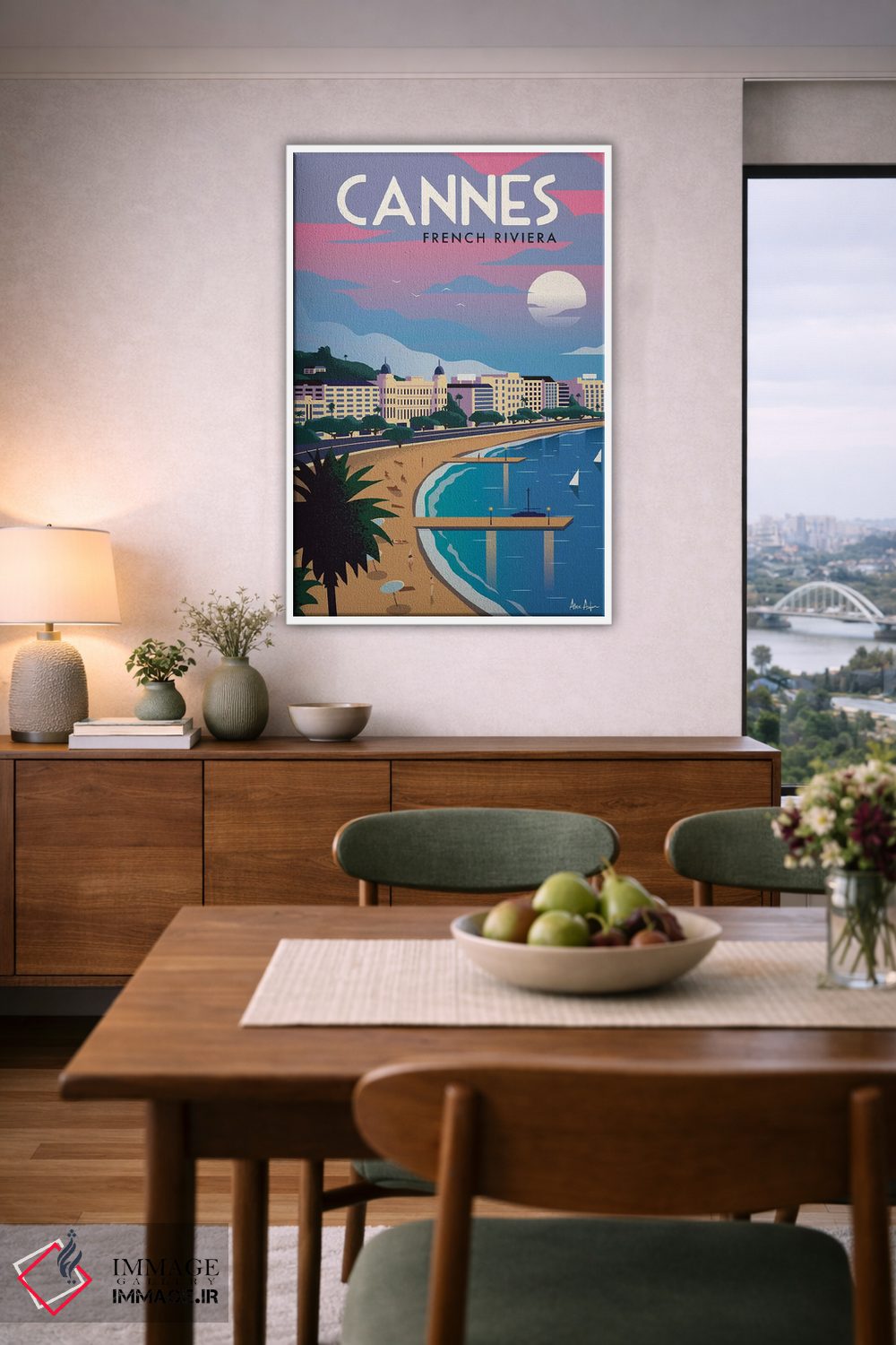 تابلو دکوراتیو کن اثر ایدیااستورم استودیوز - D6W