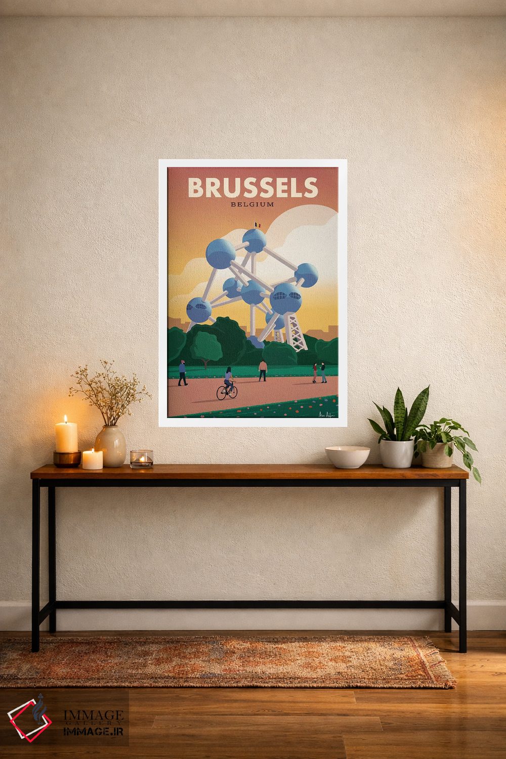 تابلو دکوراتیو بروکسل اثر ایدیااستورم استودیوز - D5W