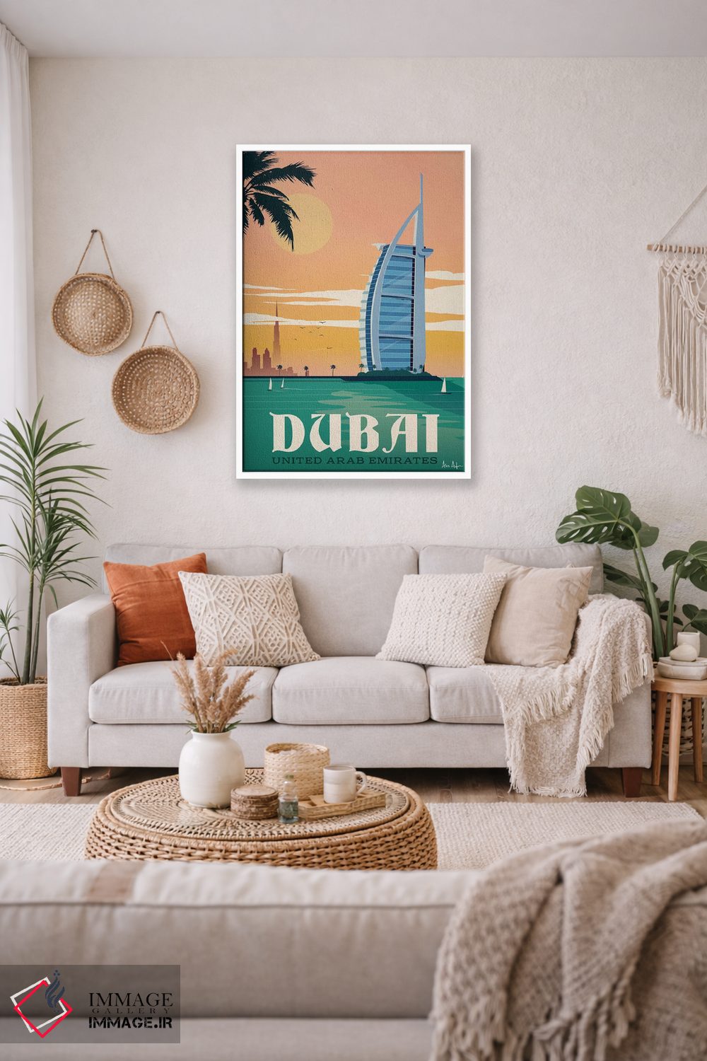 تابلو دکوراتیو دبی اثر ایدیااستورم استودیوز - D1W