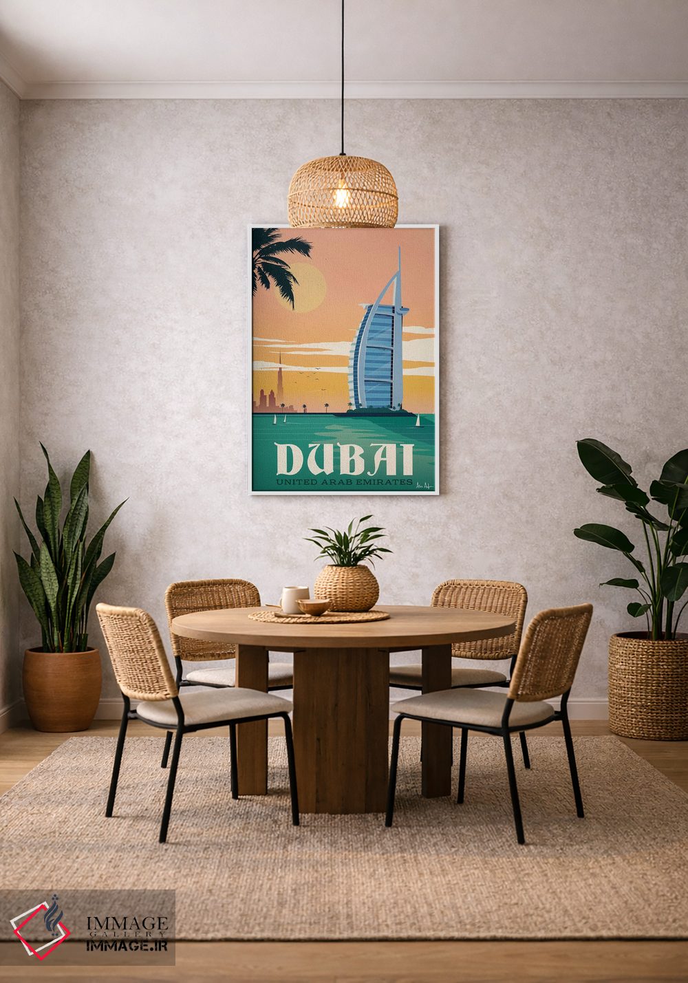تابلو دکوراتیو دبی اثر ایدیااستورم استودیوز - D2W
