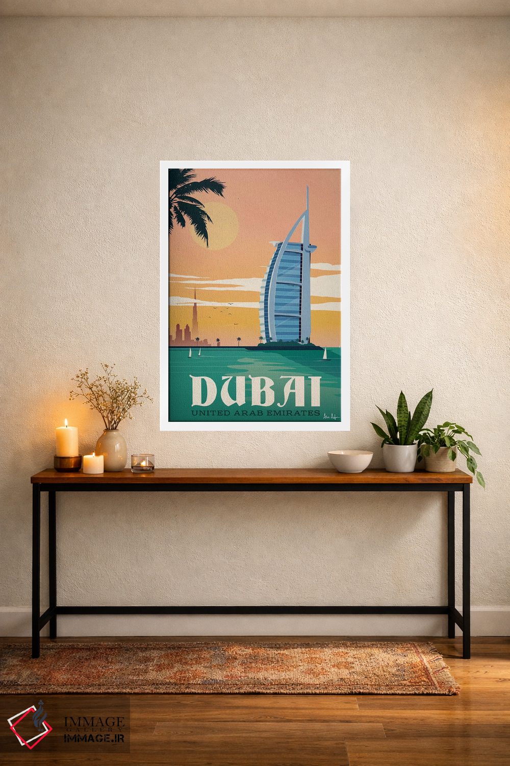 تابلو دکوراتیو دبی اثر ایدیااستورم استودیوز - D3W