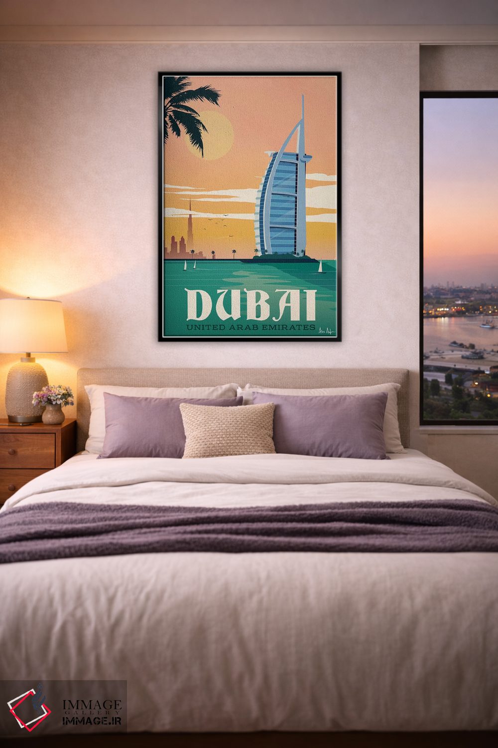 تابلو دکوراتیو دبی اثر ایدیااستورم استودیوز - D5B