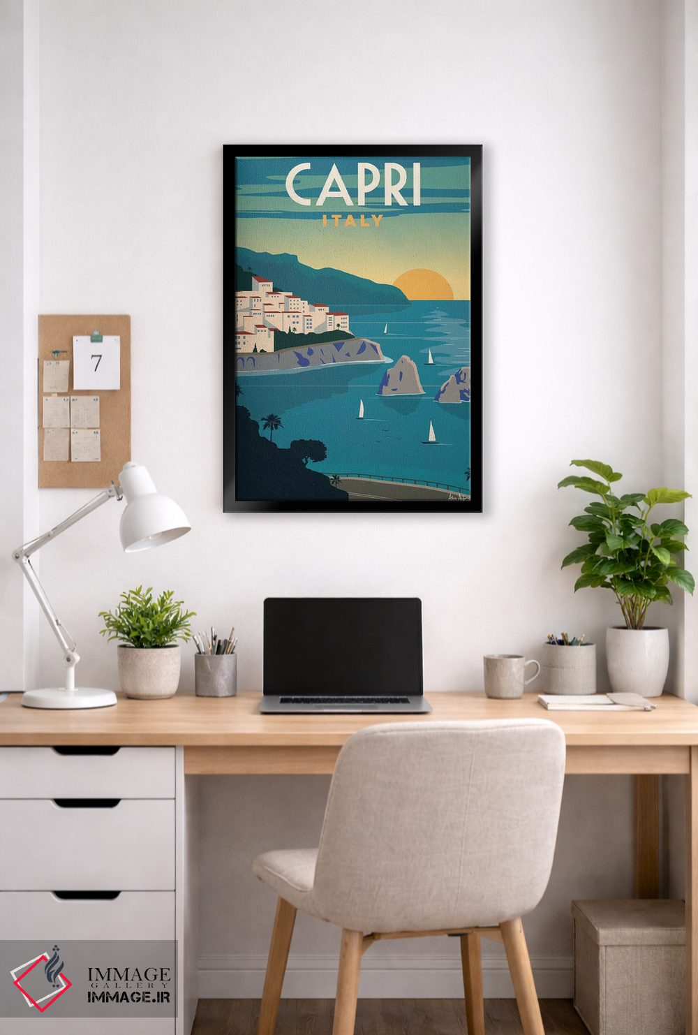 تابلو دکوراتیو کاپری اثر ایدیااستورم استودیوز - D6B