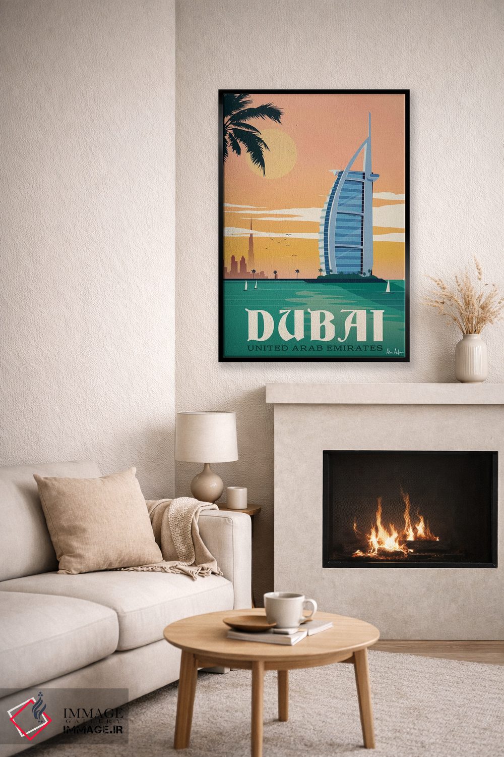 تابلو دکوراتیو دبی اثر ایدیااستورم استودیوز - D6B