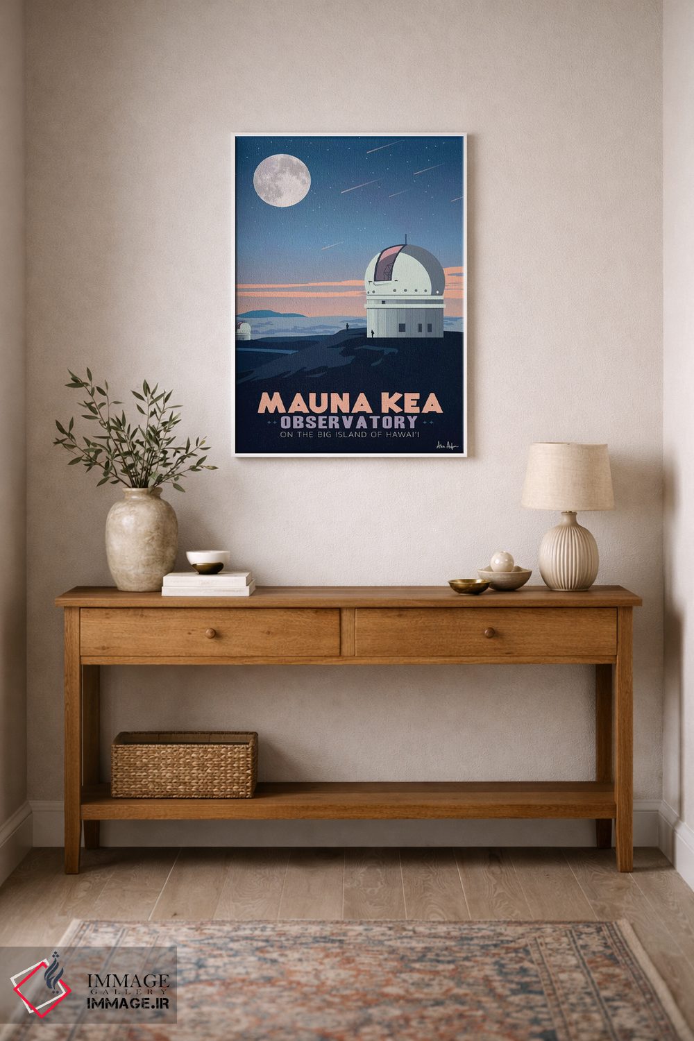 تابلو دکوراتیو مونا کیا اثر ایدیااستورم استودیوز - D1W