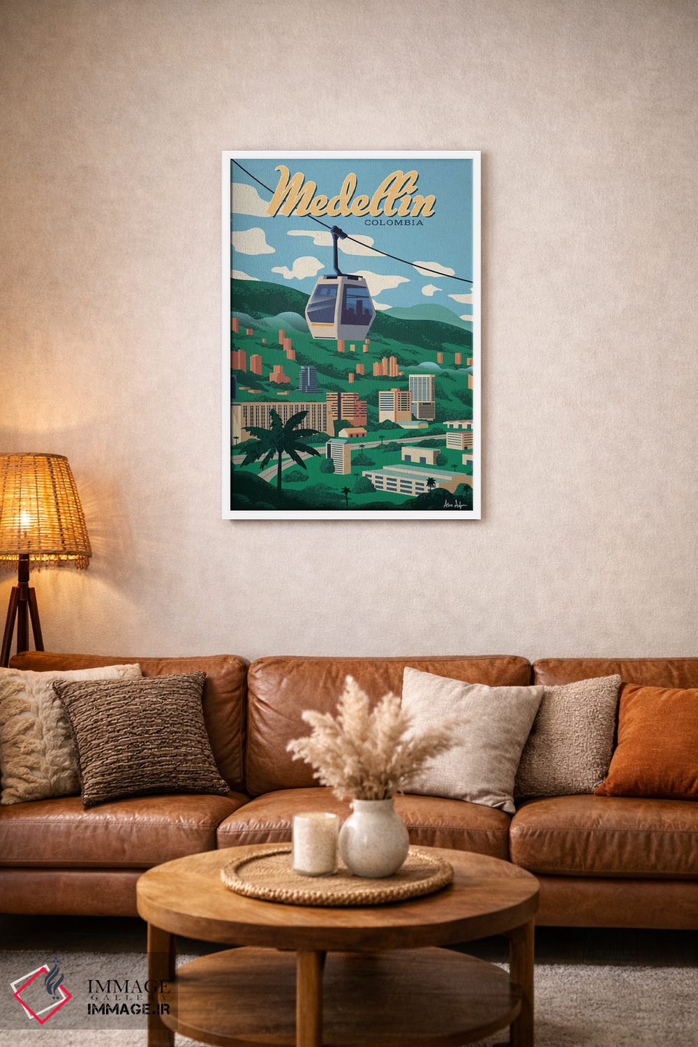 تابلو دکوراتیو مدئین اثر ایدیااستورم استودیوز - D3W