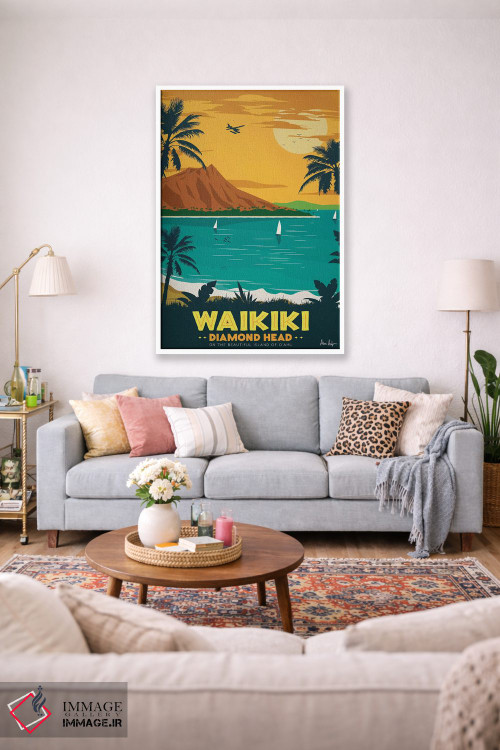 تابلو دکوراتیو وای کیکی اثر ایدیااستورم استودیوز - D1W