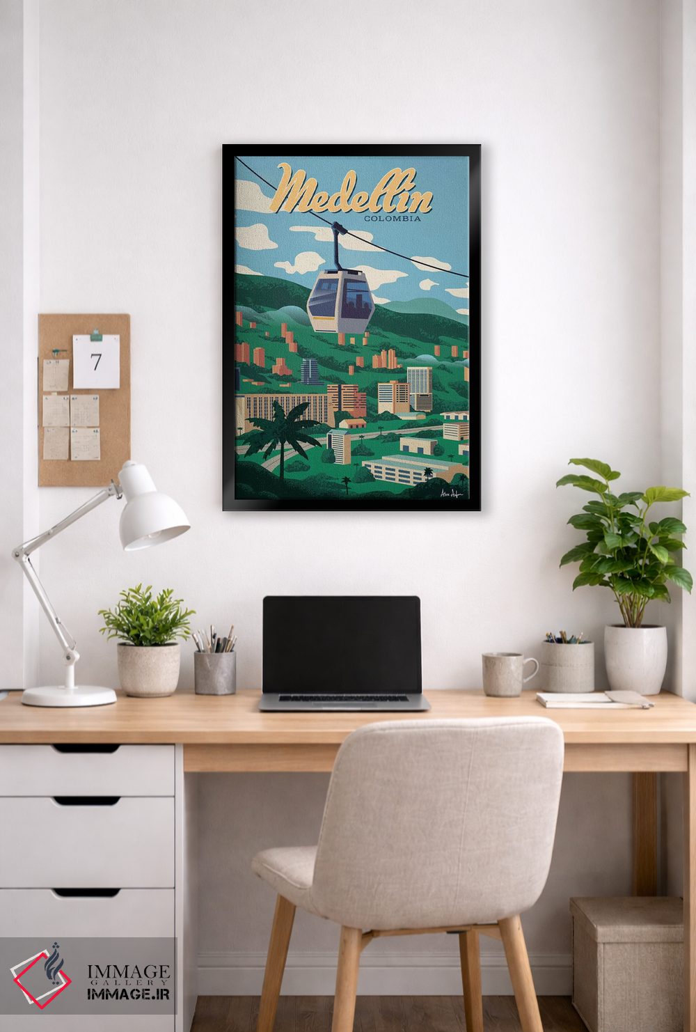 تابلو دکوراتیو مدئین اثر ایدیااستورم استودیوز - D6B