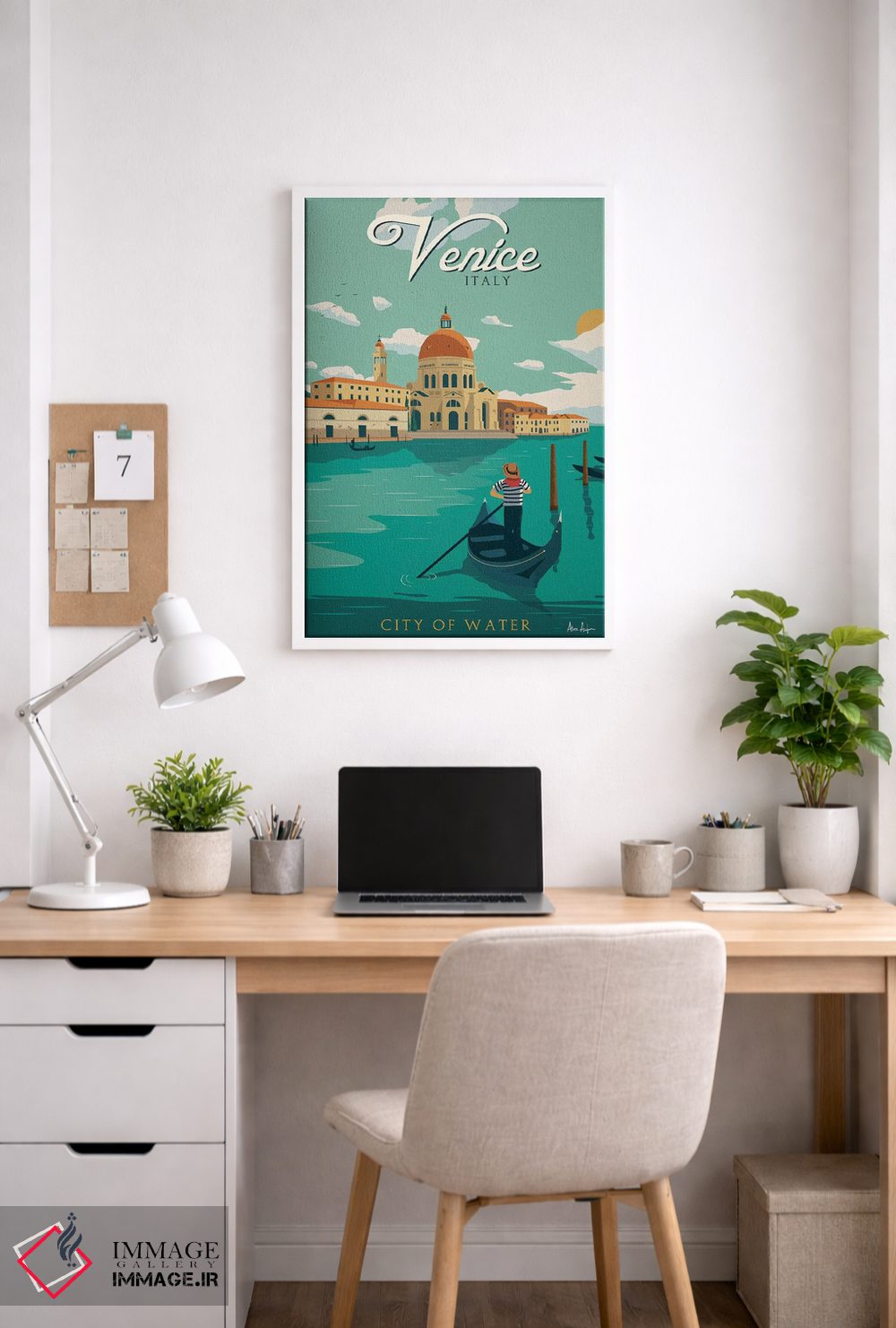 تابلو دکوراتیو ونیز اثر ایدیااستورم استودیوز - D4W