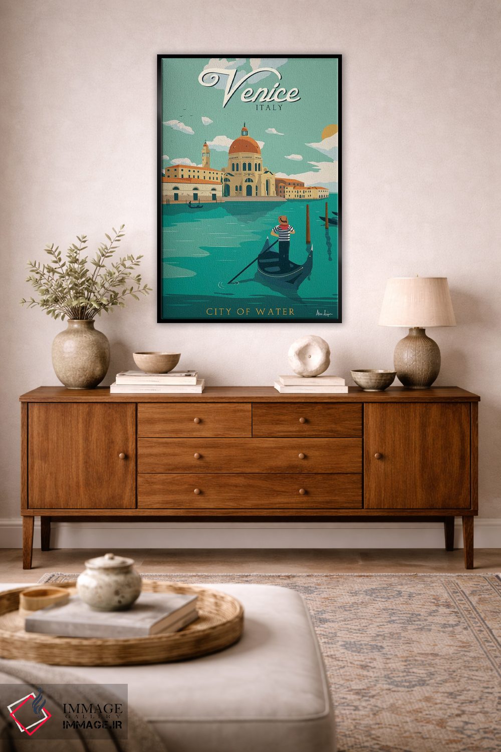 تابلو دکوراتیو ونیز اثر ایدیااستورم استودیوز - D5B
