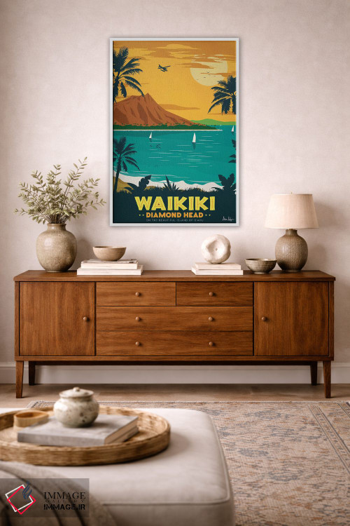 تابلو دکوراتیو وای کیکی اثر ایدیااستورم استودیوز - D3W