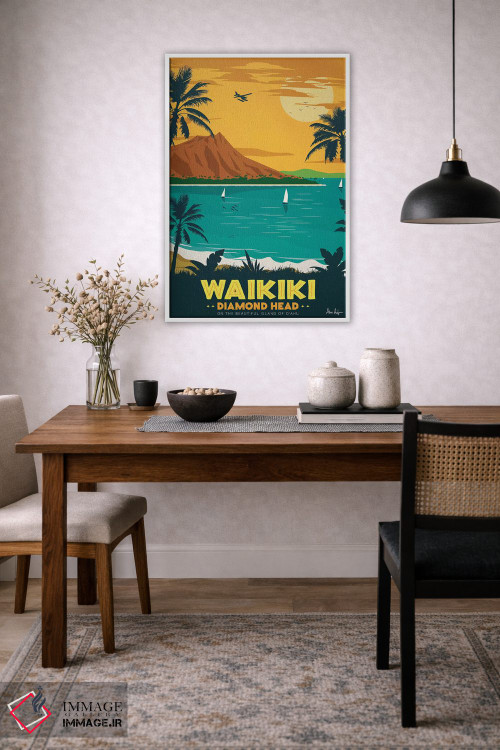 تابلو دکوراتیو وای کیکی اثر ایدیااستورم استودیوز - D4W