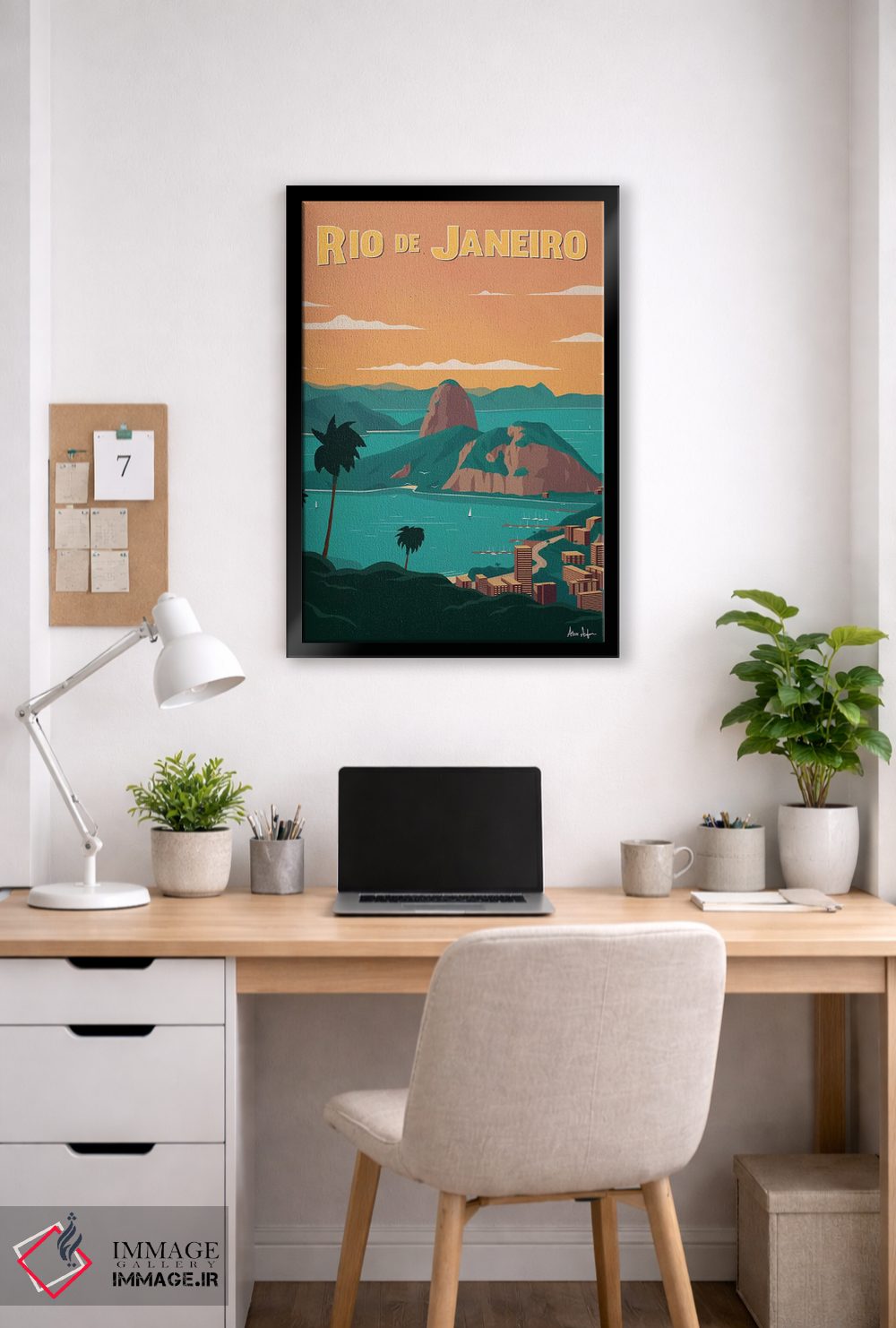 تابلو دکوراتیو ریو دو ژانیرو اثر ایدیااستورم استودیوز - D5B