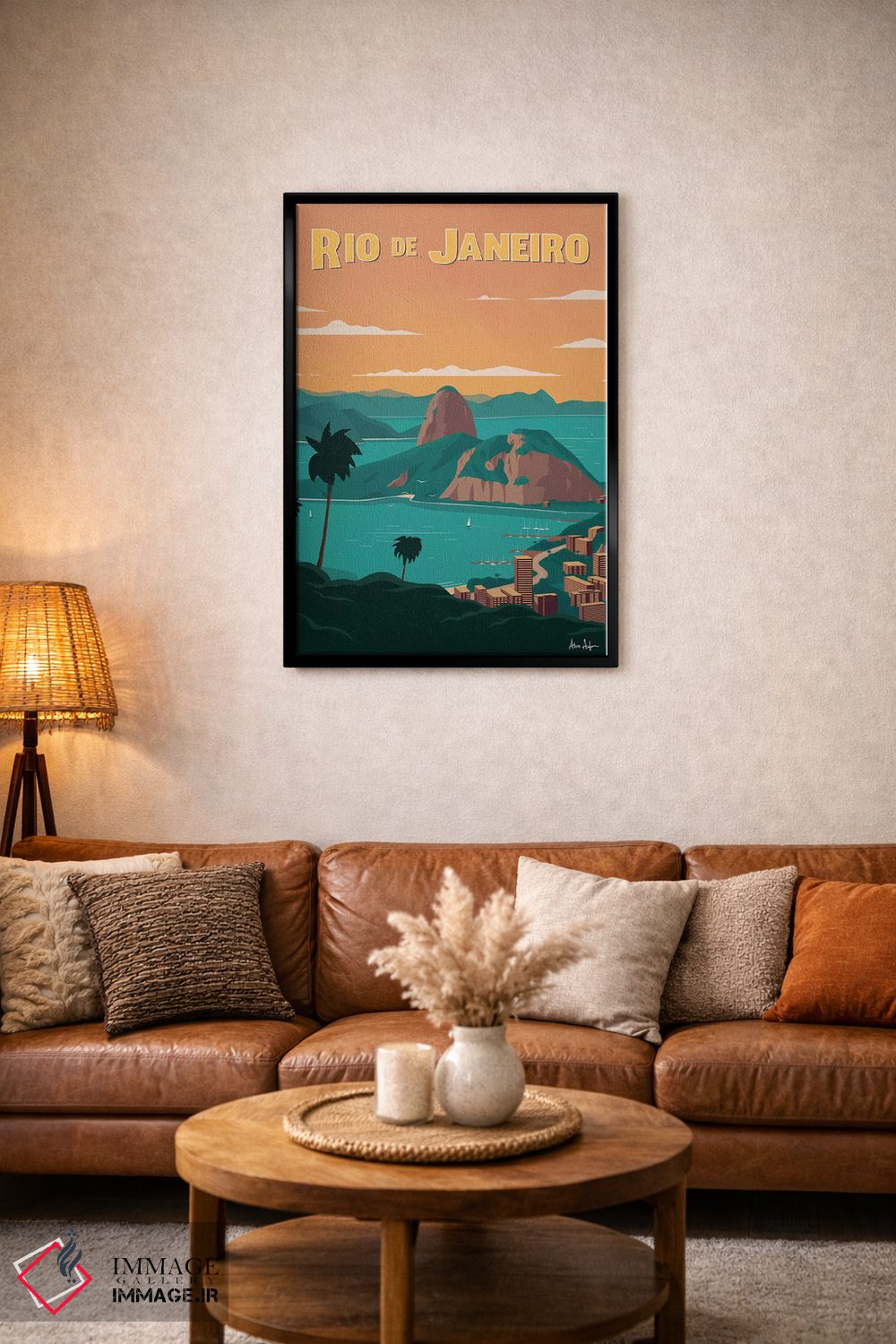 تابلو دکوراتیو ریو دو ژانیرو اثر ایدیااستورم استودیوز - D4B