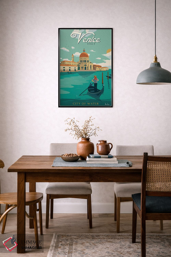 تابلو دکوراتیو ونیز اثر ایدیااستورم استودیوز - D6B