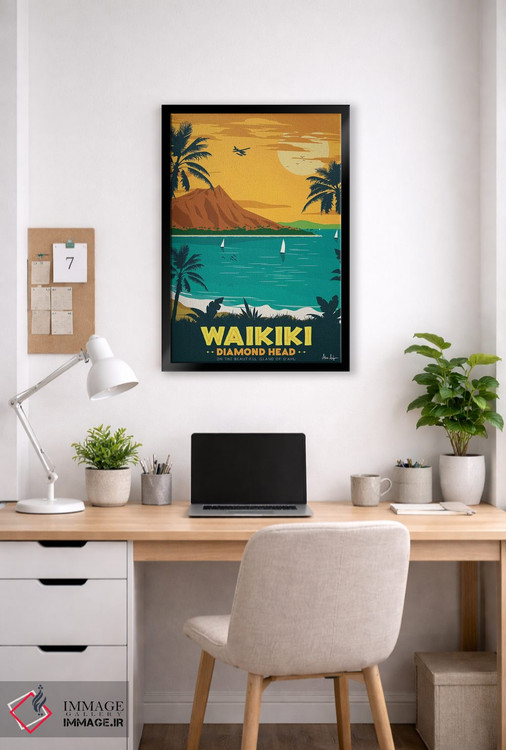 تابلو دکوراتیو وای کیکی اثر ایدیااستورم استودیوز - D6B