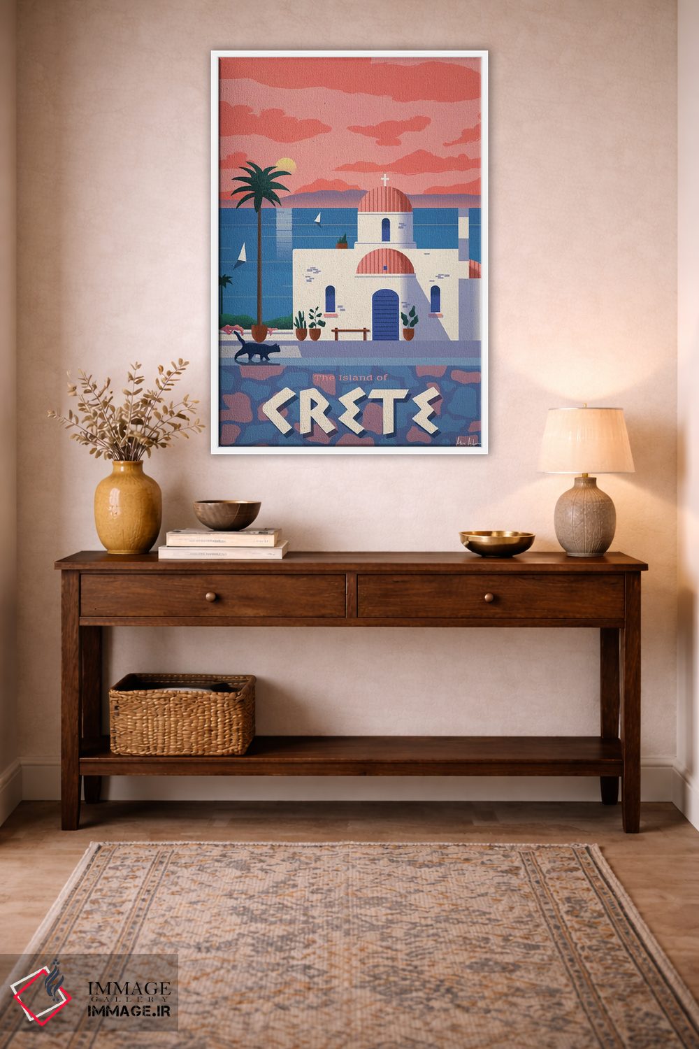 تابلو دکوراتیو کرت اثر ایدیااستورم استودیوز - D2W