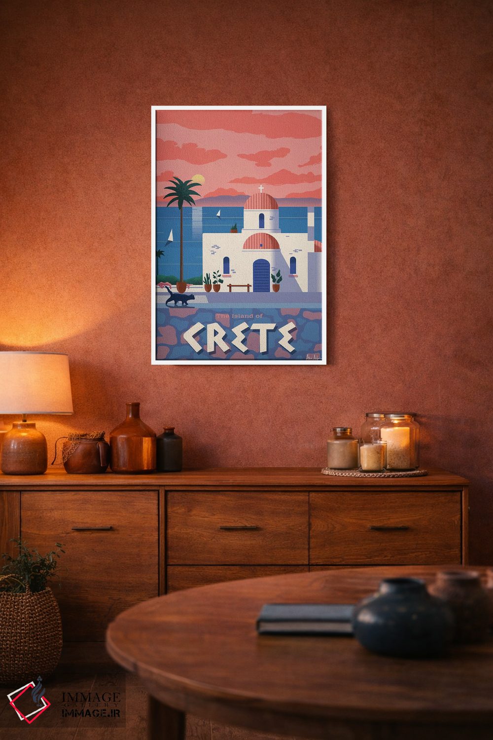 تابلو دکوراتیو کرت اثر ایدیااستورم استودیوز - D3W