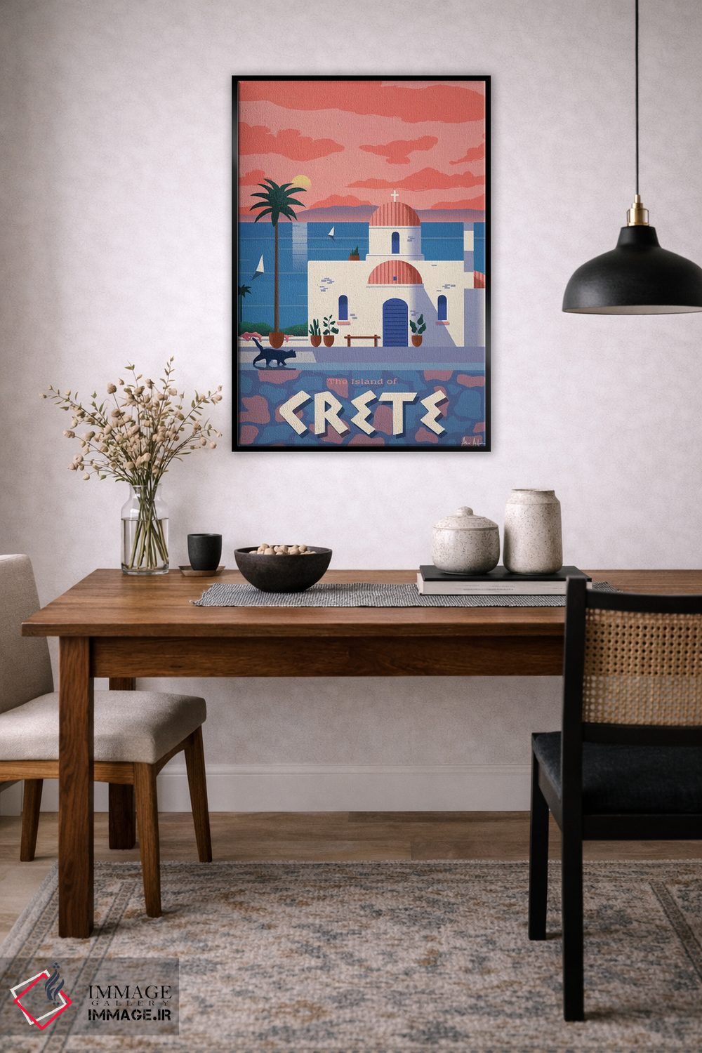 تابلو دکوراتیو کرت اثر ایدیااستورم استودیوز - D5B