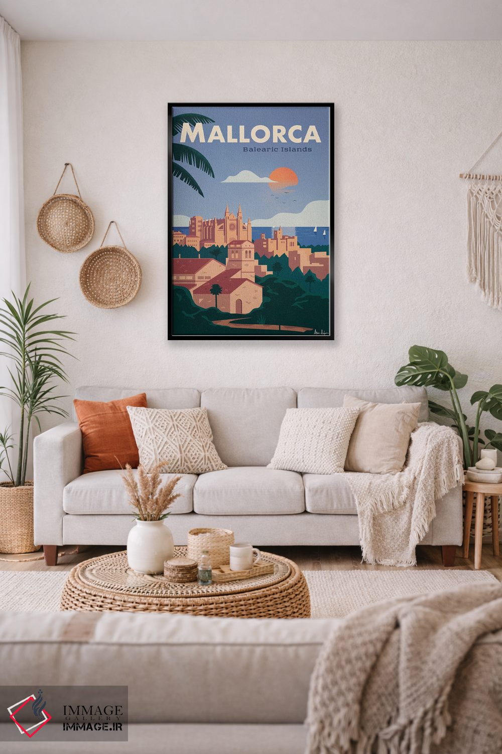 تابلو دکوراتیو مایورکا اثر ایدیااستورم استودیوز - D3B