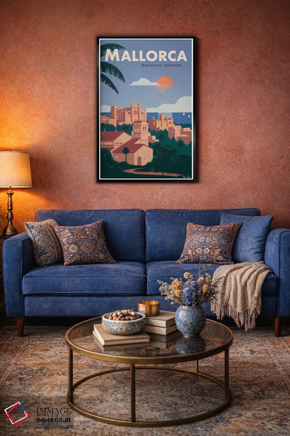 تابلو دکوراتیو مایورکا اثر ایدیااستورم استودیوز - D4B