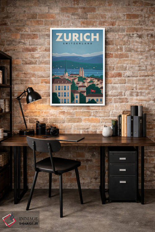 تابلو دکوراتیو زوریخ اثر ایدیااستورم استودیوز - D2W