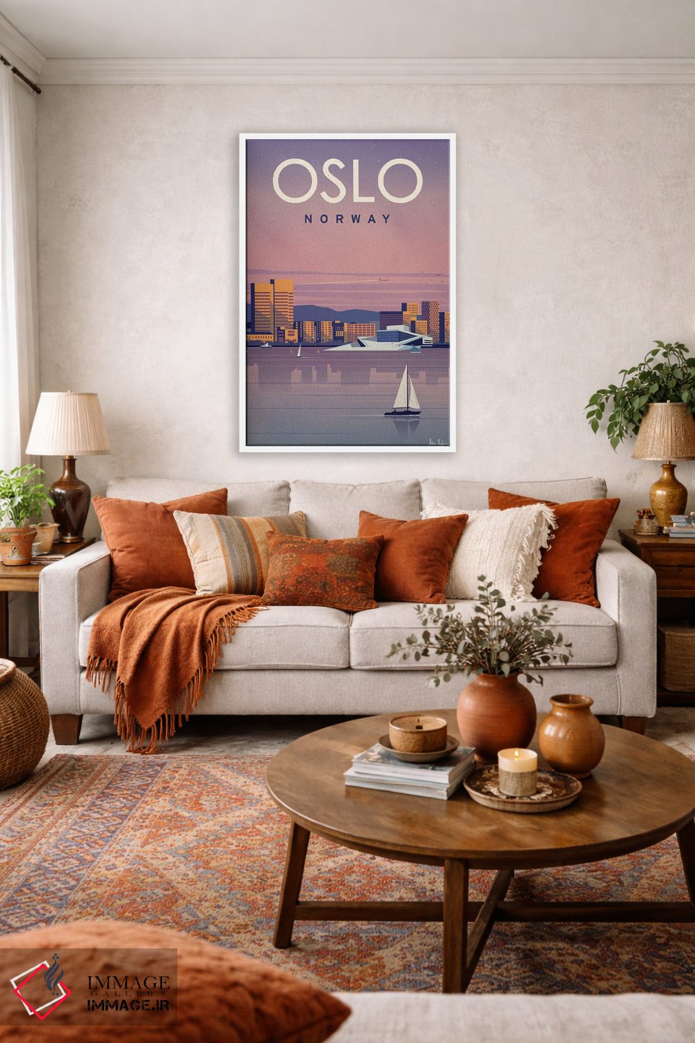 تابلو دکوراتیو اسلو اثر ایدیااستورم استودیوز - D2W