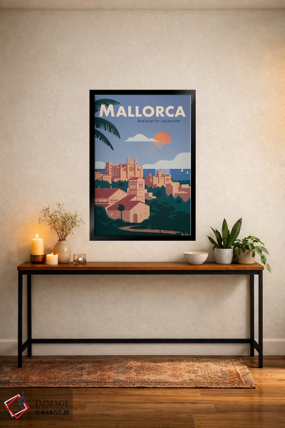 تابلو دکوراتیو مایورکا اثر ایدیااستورم استودیوز - D5B