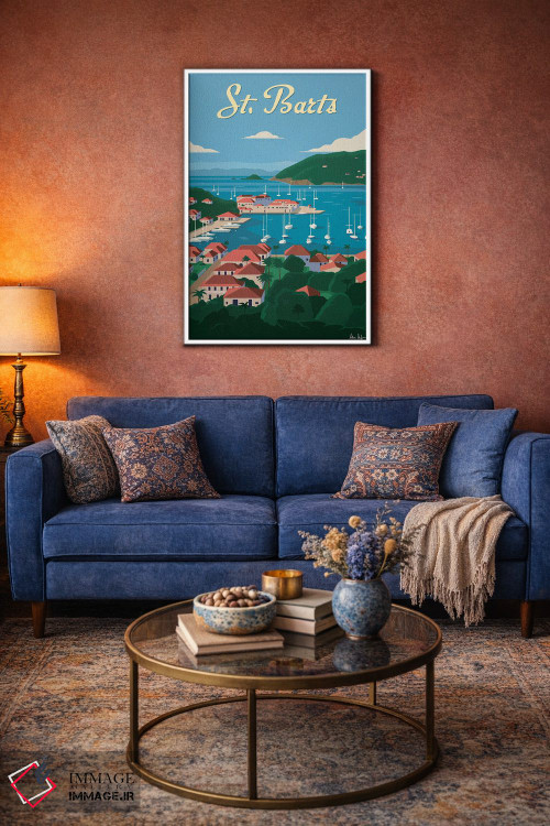 تابلو دکوراتیو سنت بارتلمی اثر ایدیااستورم استودیوز - D3W