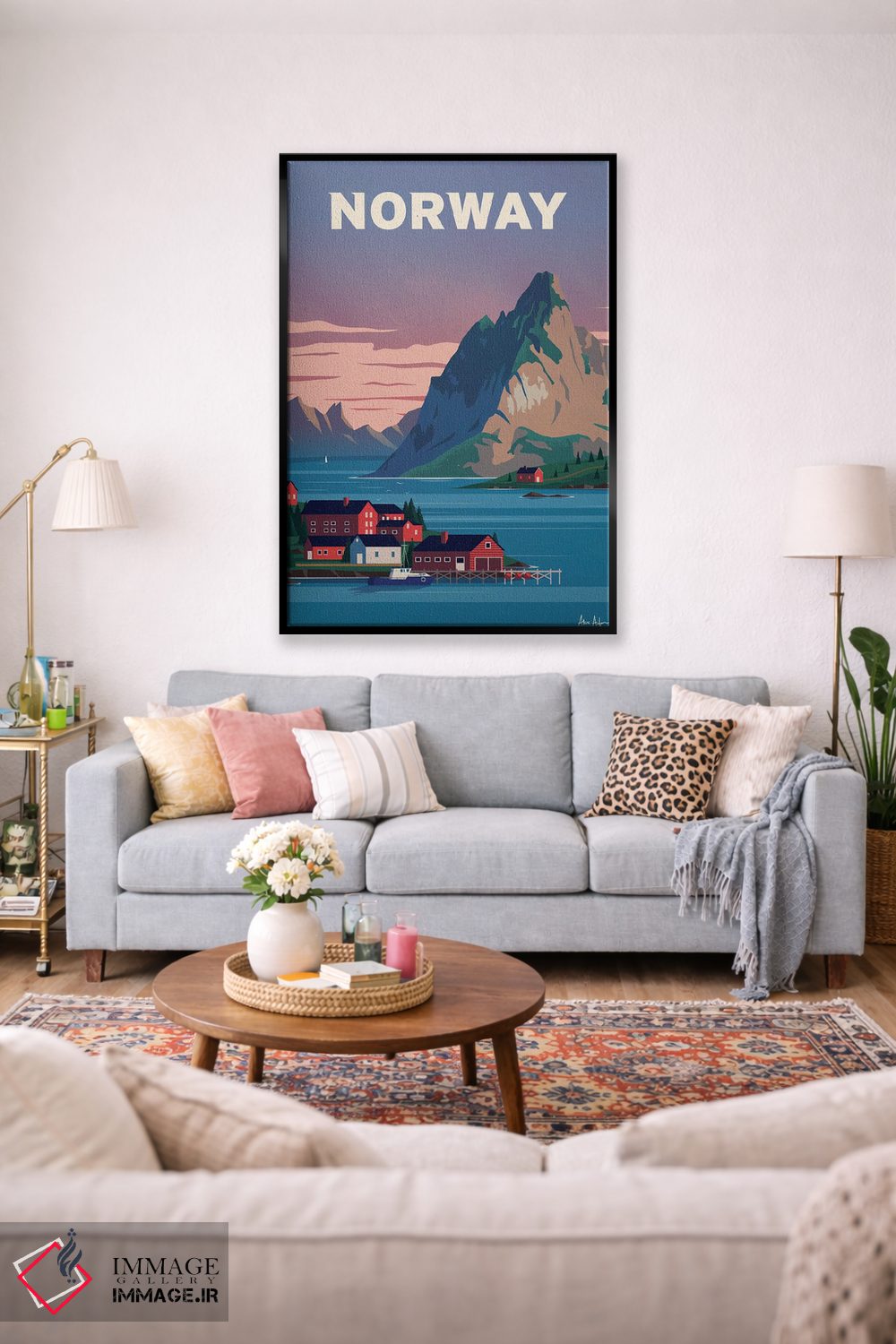 تابلو دکوراتیو نروژ اثر ایدیااستورم استودیوز - D1B