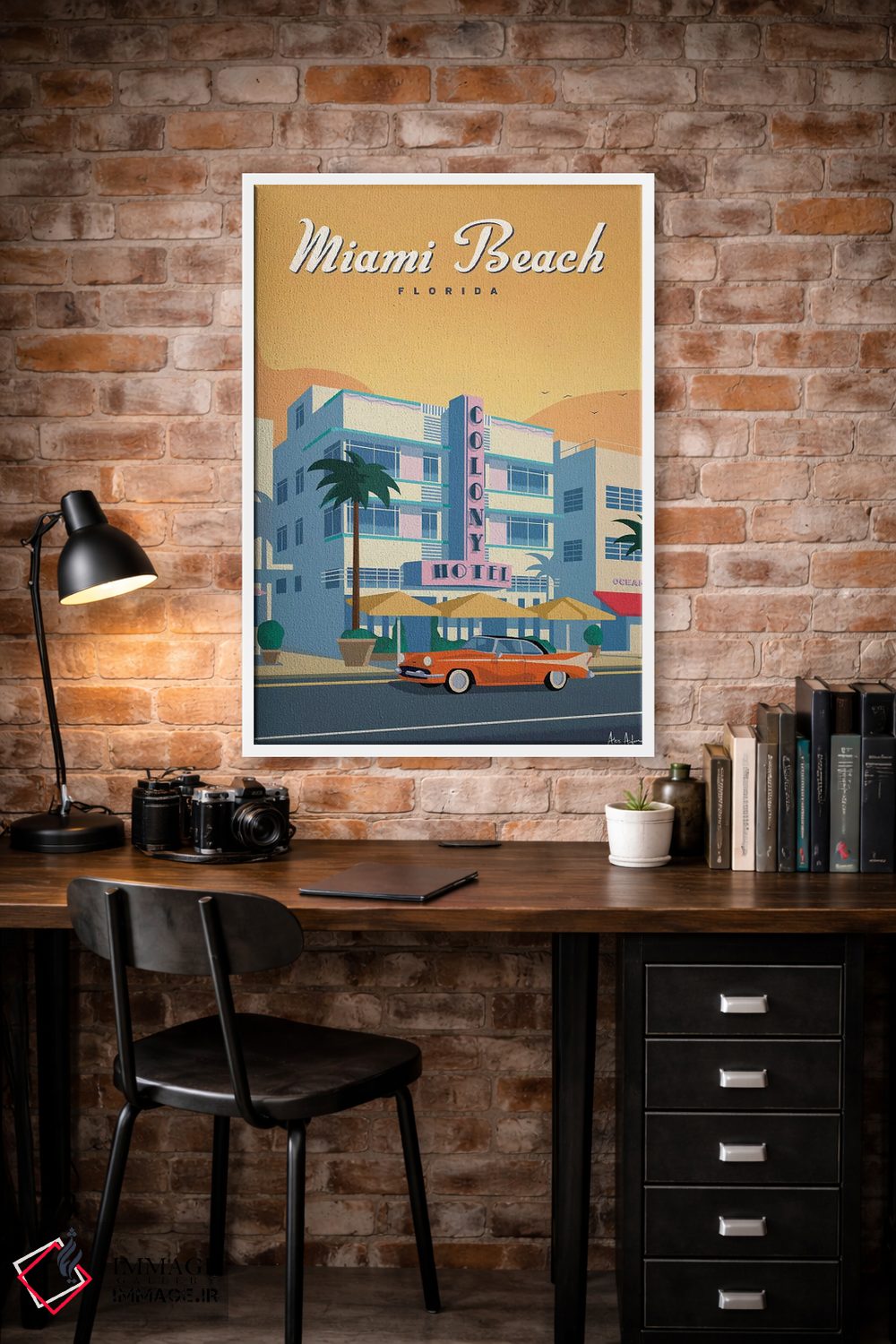 تابلو دکوراتیو هتل کالونی اثر ایدیااستورم استودیوز - D2W