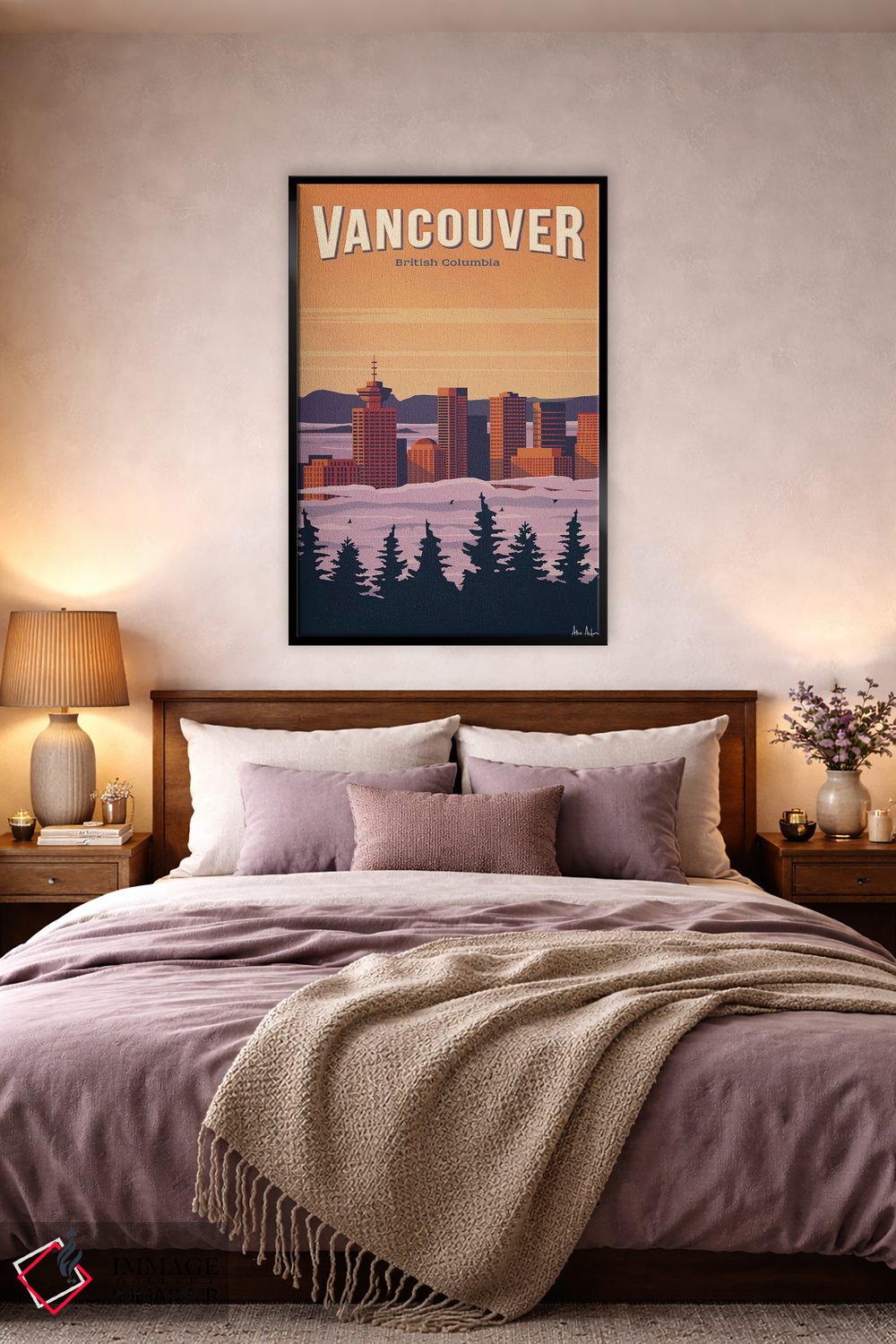 تابلو دکوراتیو ونکوور اثر ایدیااستورم استودیوز - D4B